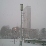 Rouen sous la neige